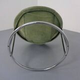 Vintage Suede Lounge Chair by Lusch Germany, 1960s