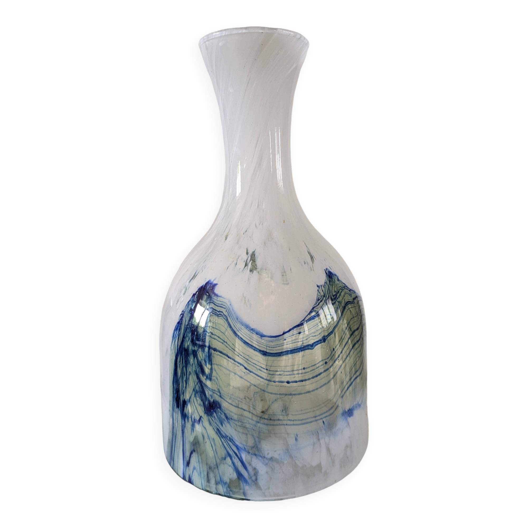 Large Murano glass vase, 70s design