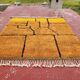 Authentic Beni Ouarain Rug 220x212 cm – Natural Ochre Wool