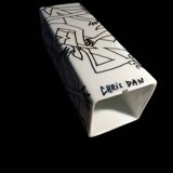 Limoges porcelain vase signed Cris Dan