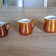 Set of 3 milk/cream/coffee pitchers model 503