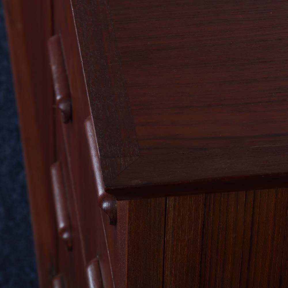 Grande enfilade vintage en bois des années 1960