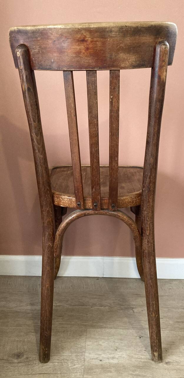 Lot de 3 chaises bistrots anciennes