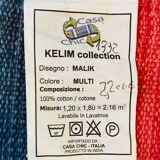 Kelim Collection cotton rug made in India, 20th century