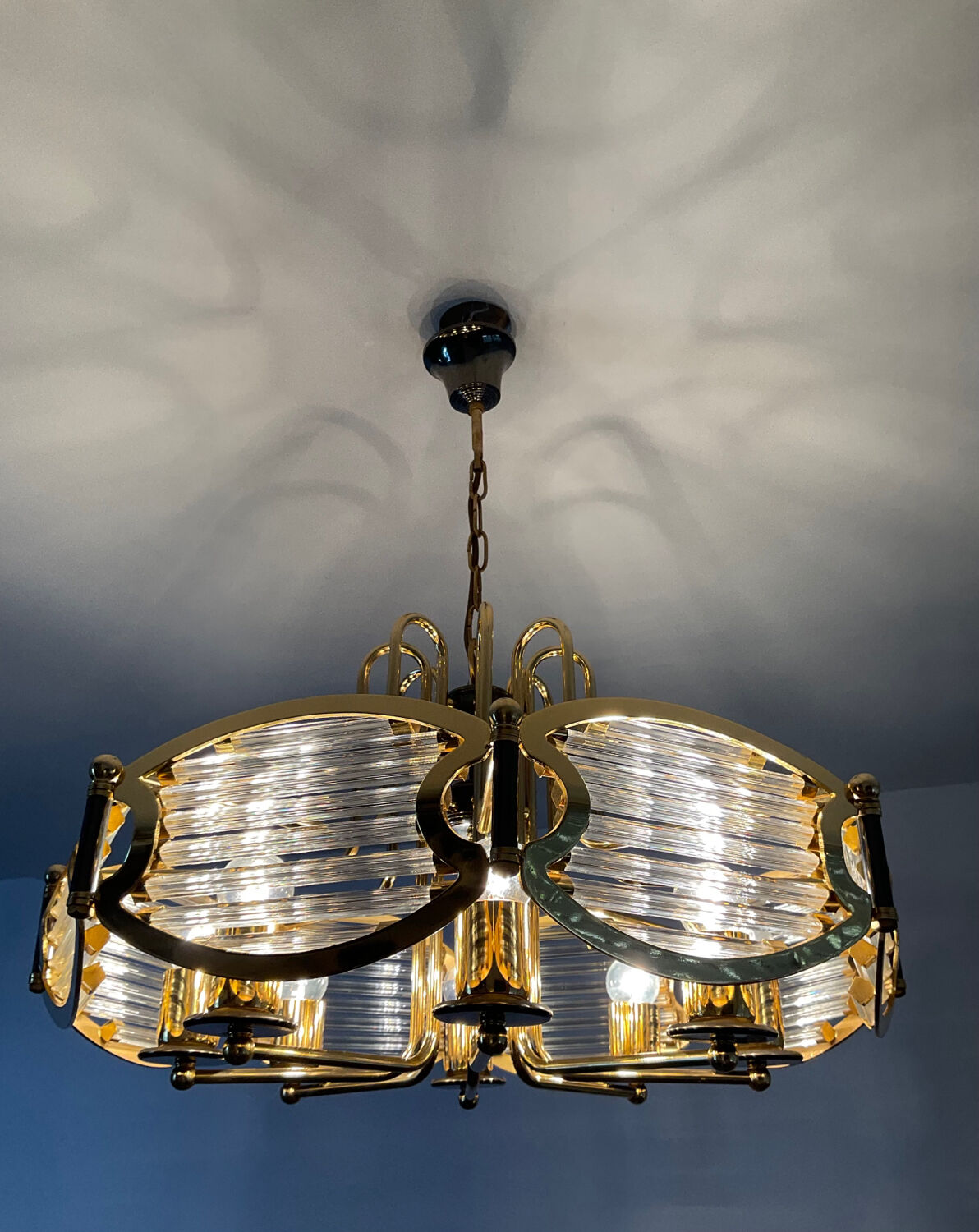 Vintage Bakalowits & Söhne chandelier from the 70s