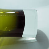 Vase en verre vert Riihimaen Lasi Oy