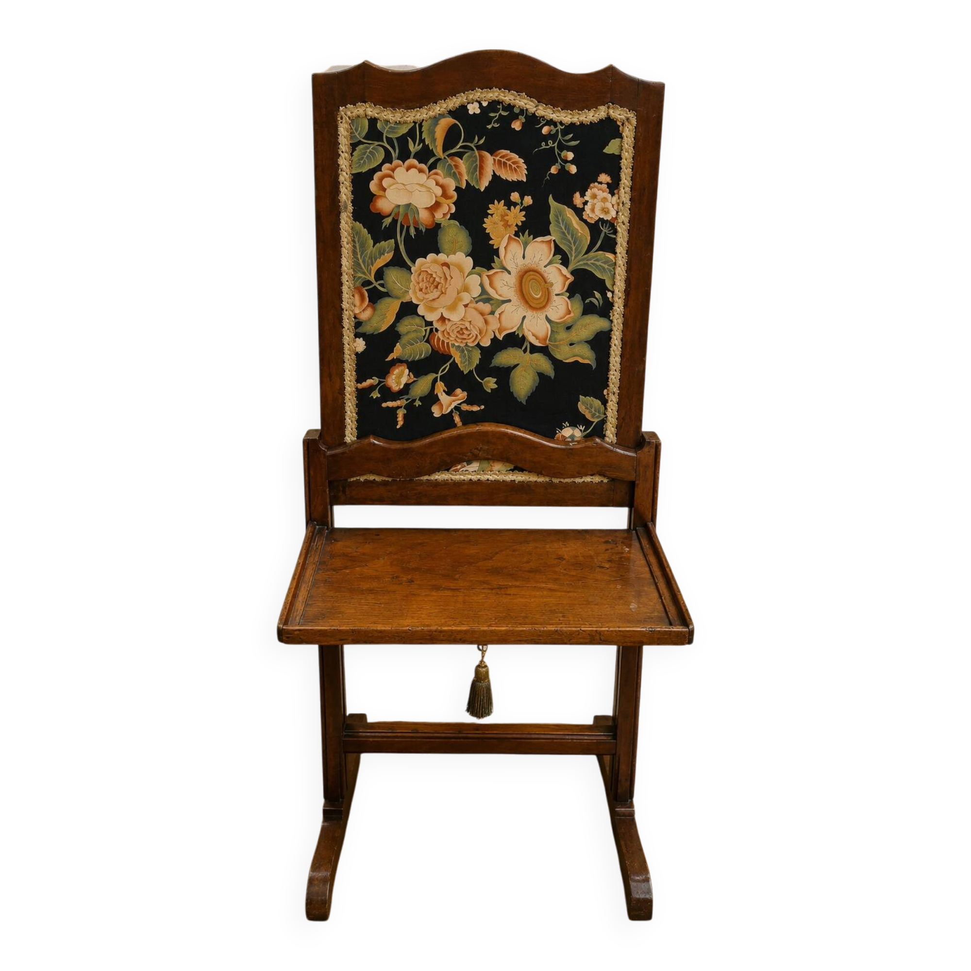 Napoleon III fireplace screen with a discreet shelf – 19th century