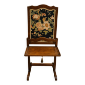Napoleon III fireplace screen with a discreet shelf – 19th century
