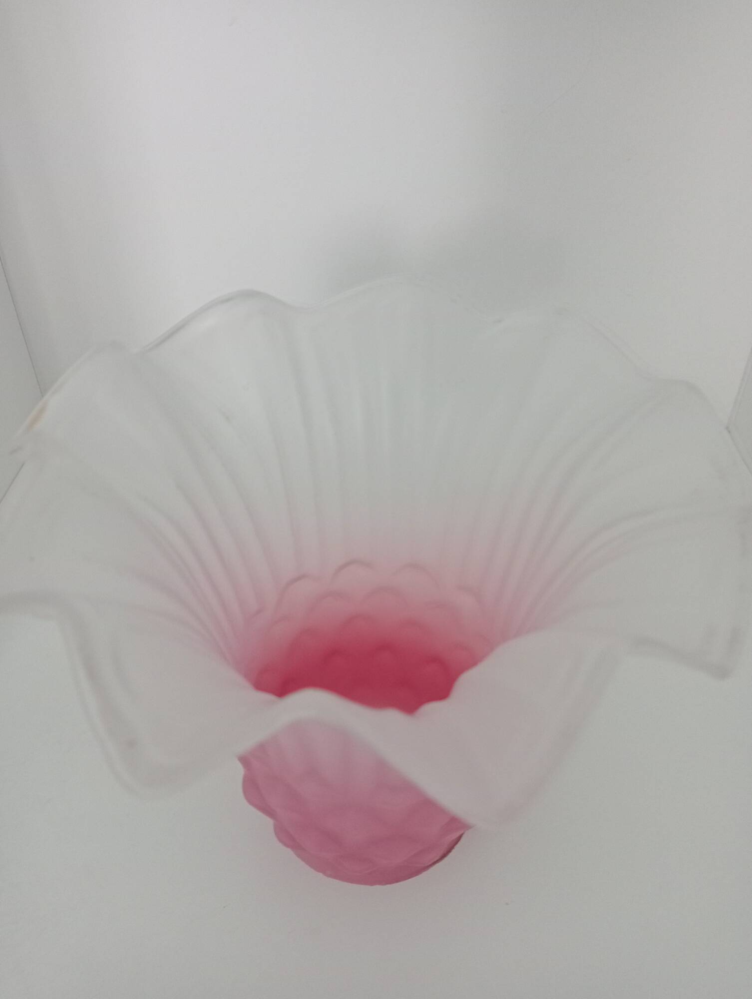 Abat-jour tulipe art nouveau rose