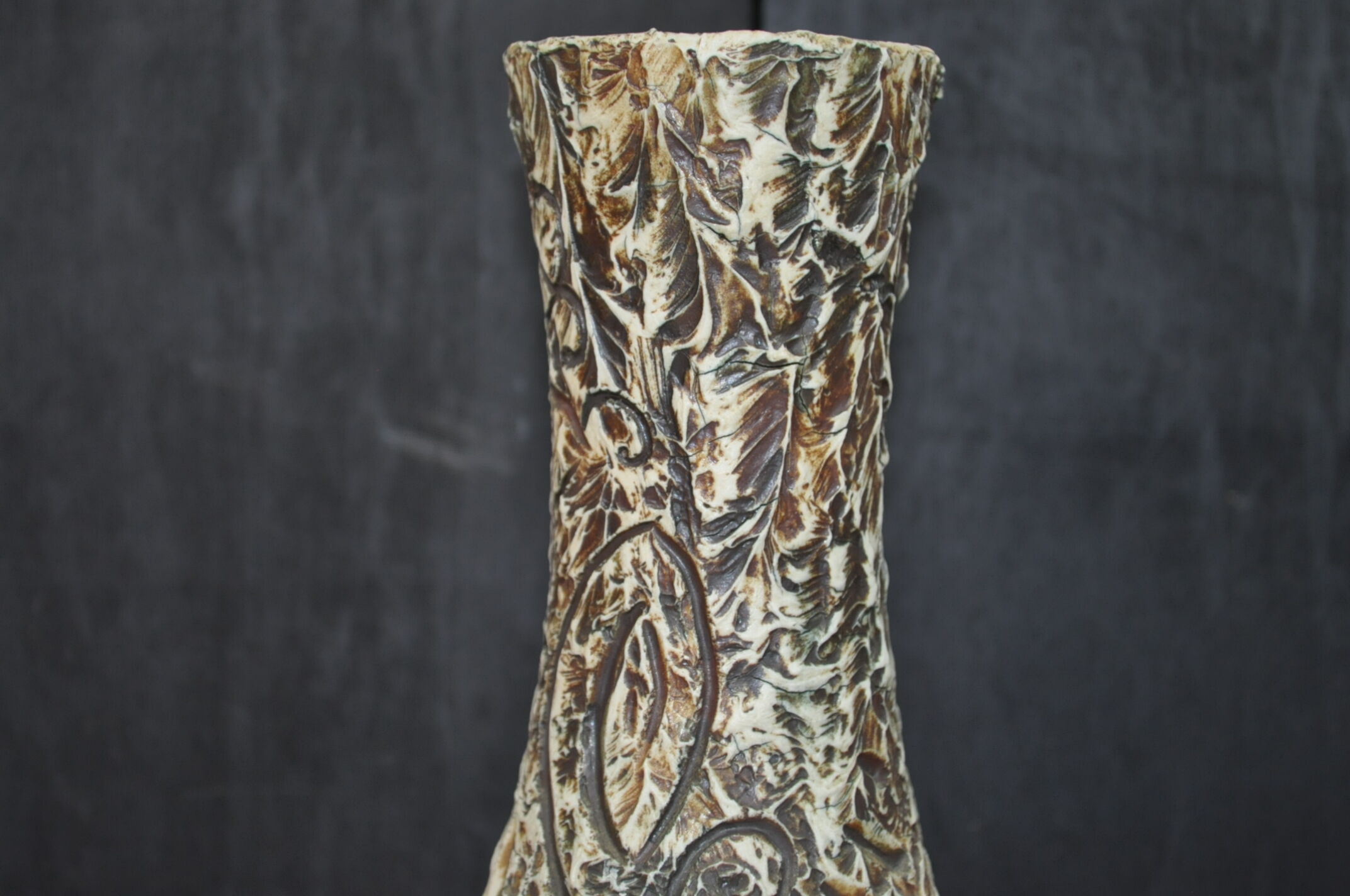 Céramique, vase faience grès CIBOURE