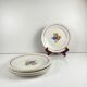 Set of 6 flat plates "The Hive", Moulins des Loups, 20th century