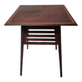 English Mahogany Square Side Table, Circa 1900