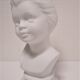 Bust biscuit porcelain little girl