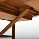Fine Danish freestanding Desk in Teak and Oak 1960s