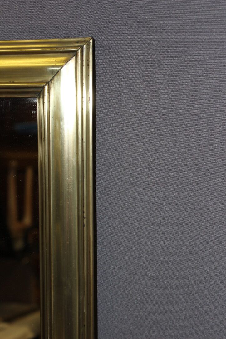 Brass bistro mirror repelled xix