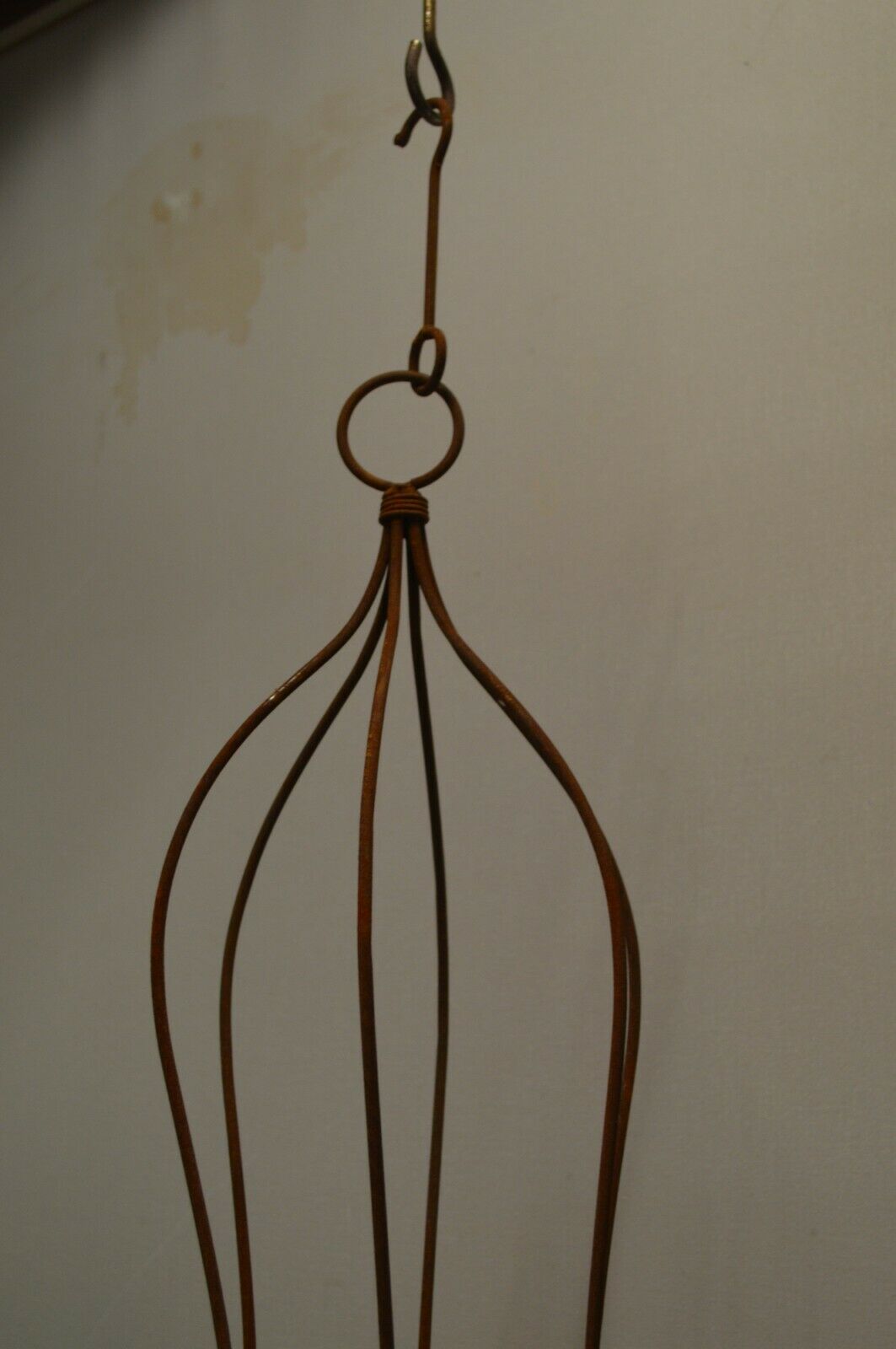 Wrought-iron candle chandelier