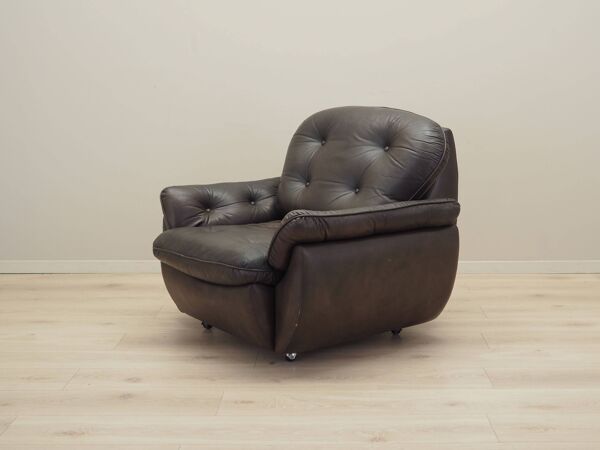 Fauteuil à roulettes, design italien, années 1970, production : Italie