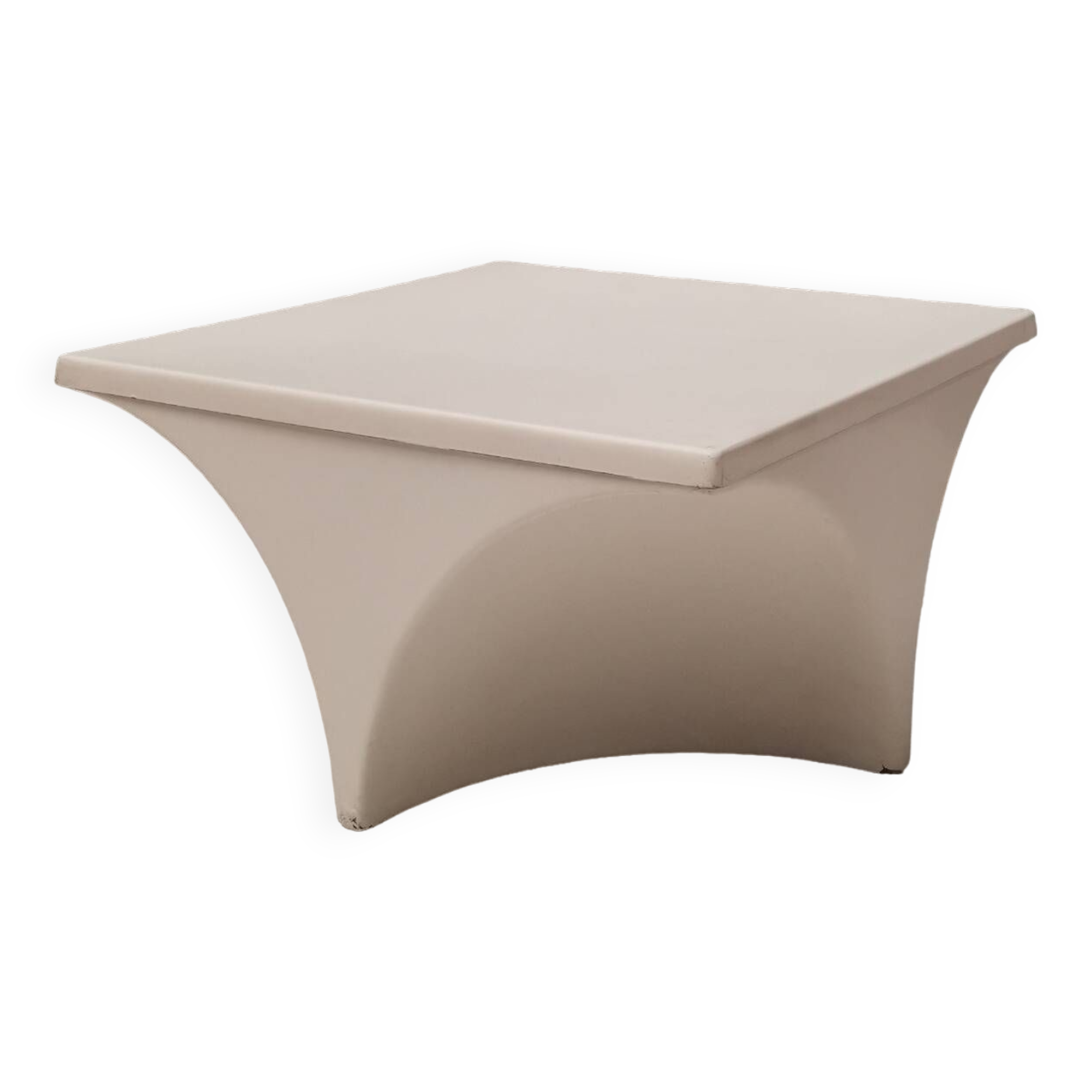 Quadrix coffee table, fibreglass, Alain Carré, Les Plastiques de Bourgogne