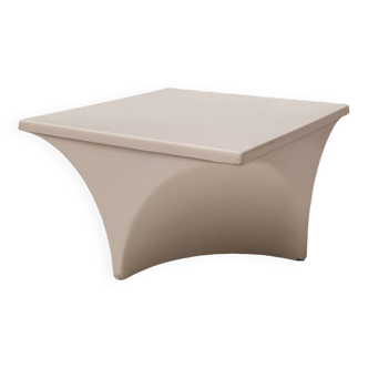 Quadrix fiberglass coffee table, Alain Carré, Les Plastiques de Bourgogne