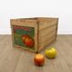 Wooden crate transporting apples safco chile 1959