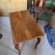 Old folding game table