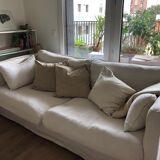 Crumpled linen sofa "Camille"