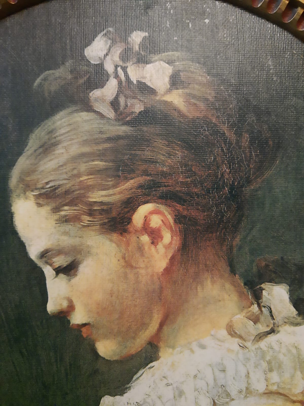 Reproduction of the painting The reader