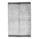 Black Wool Moroccan rug,  wool shaggy Berber Style antique black 210x140