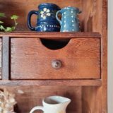 Ancient library in solid wood