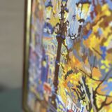 Vintage painting of Paris's grand avenues.