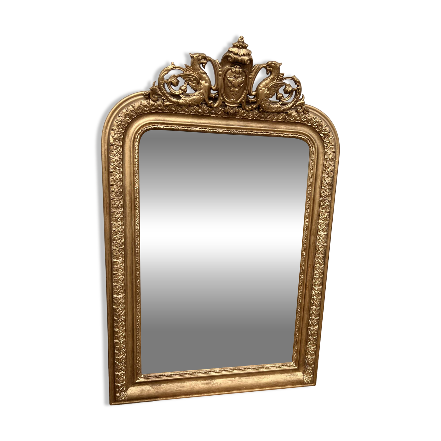 Miroir louis Philippe doré