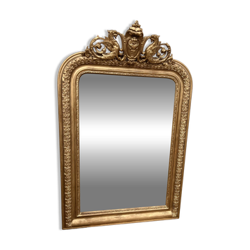 Miroir louis Philippe doré