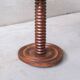 Turned Oak Mid-Century French Pedestal or Side Table