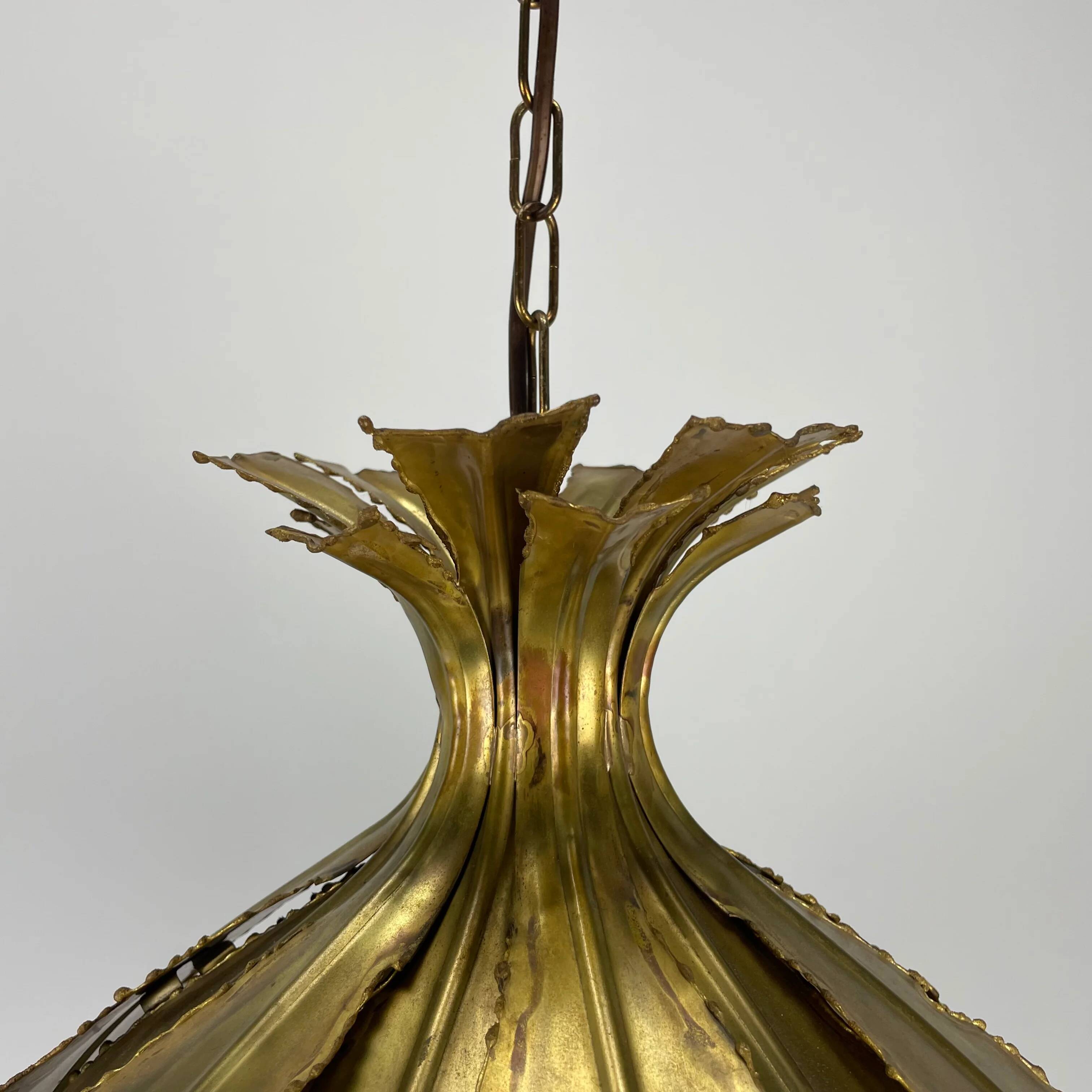 Butterfly pendant lamp in copper by Svend Aage Holm Sørensen 1960