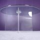 Dining table by David Lange (signature on the base).