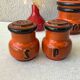 Salt service pepper mustard verceram ceramic