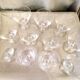 Suite of 11 glasses of white wine in crystal daum model orval