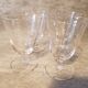 Lot de 4 verres à pied gravés