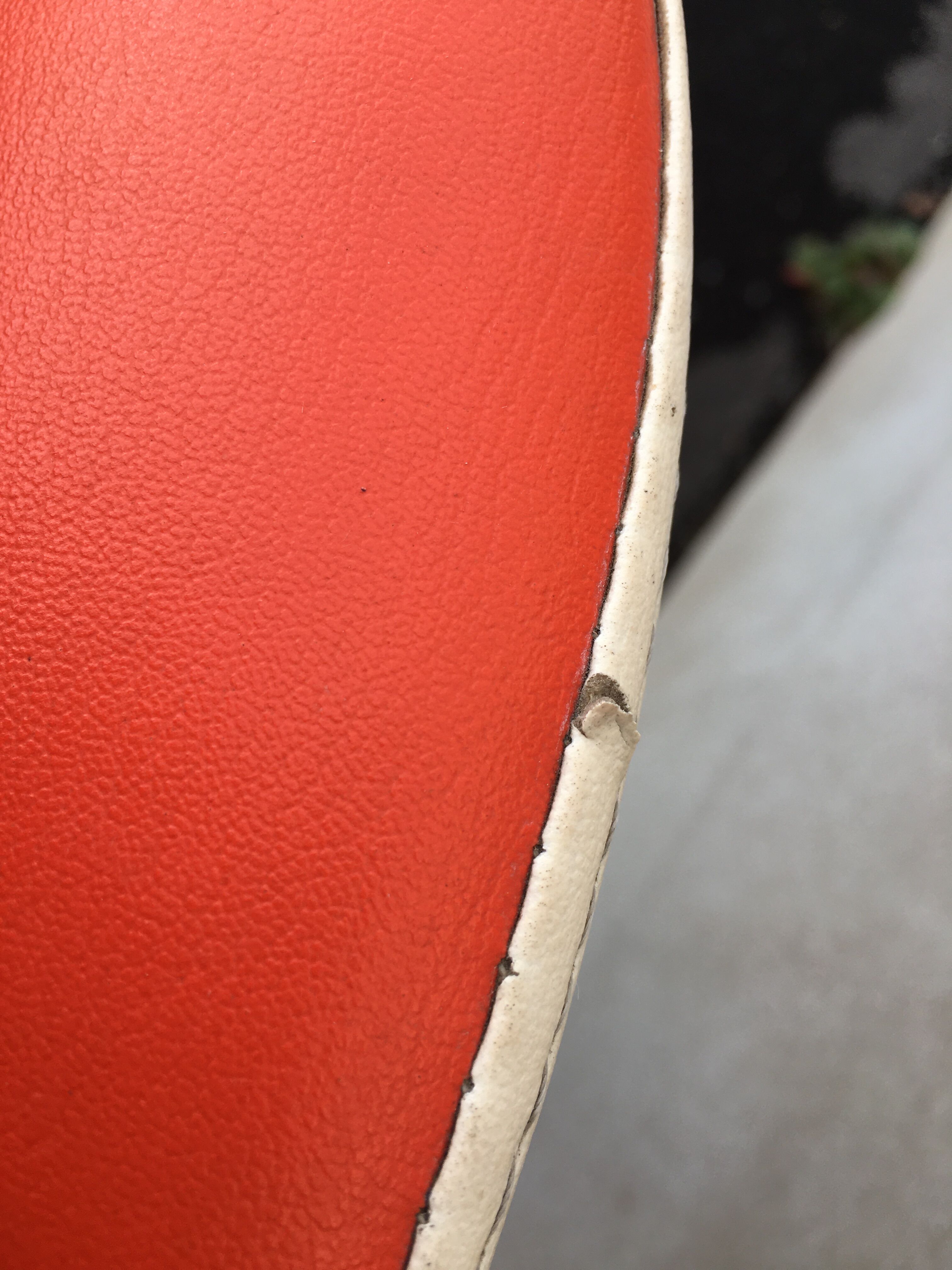 Orange tulip foot armchair