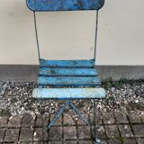 Folding brasserie chair
