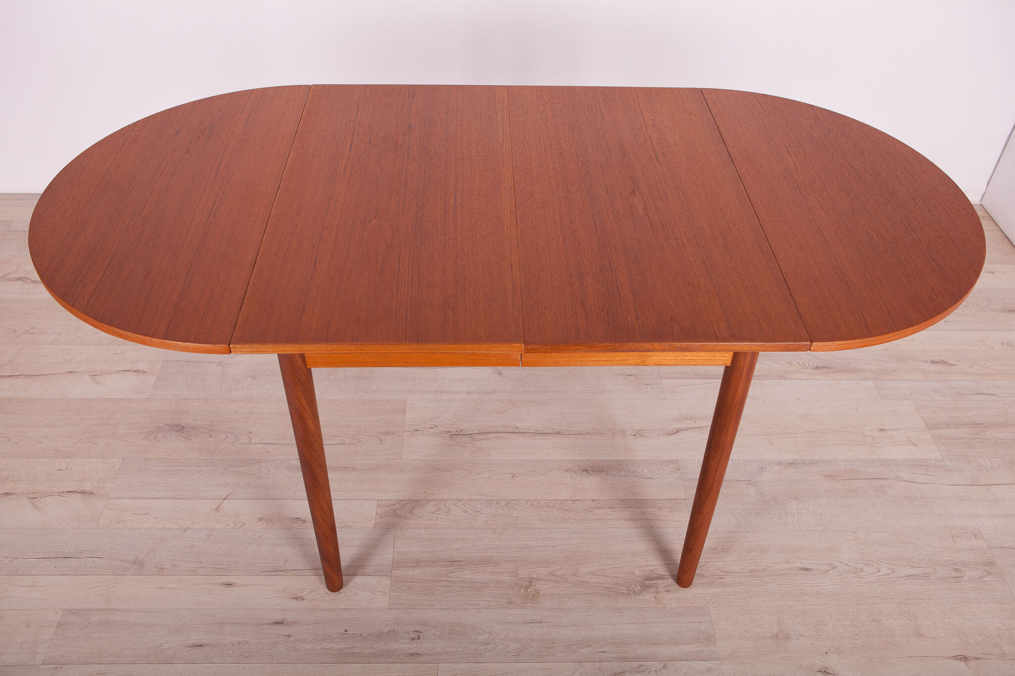 Danish Teak Extendable Dining Table, 1960s