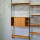 Mid-century modular teak wall unit by john texmon for blindheim mobelfabrik, norway, 1960s