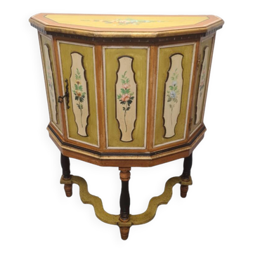 Vintage Italian Painted Cabinet, 1950s