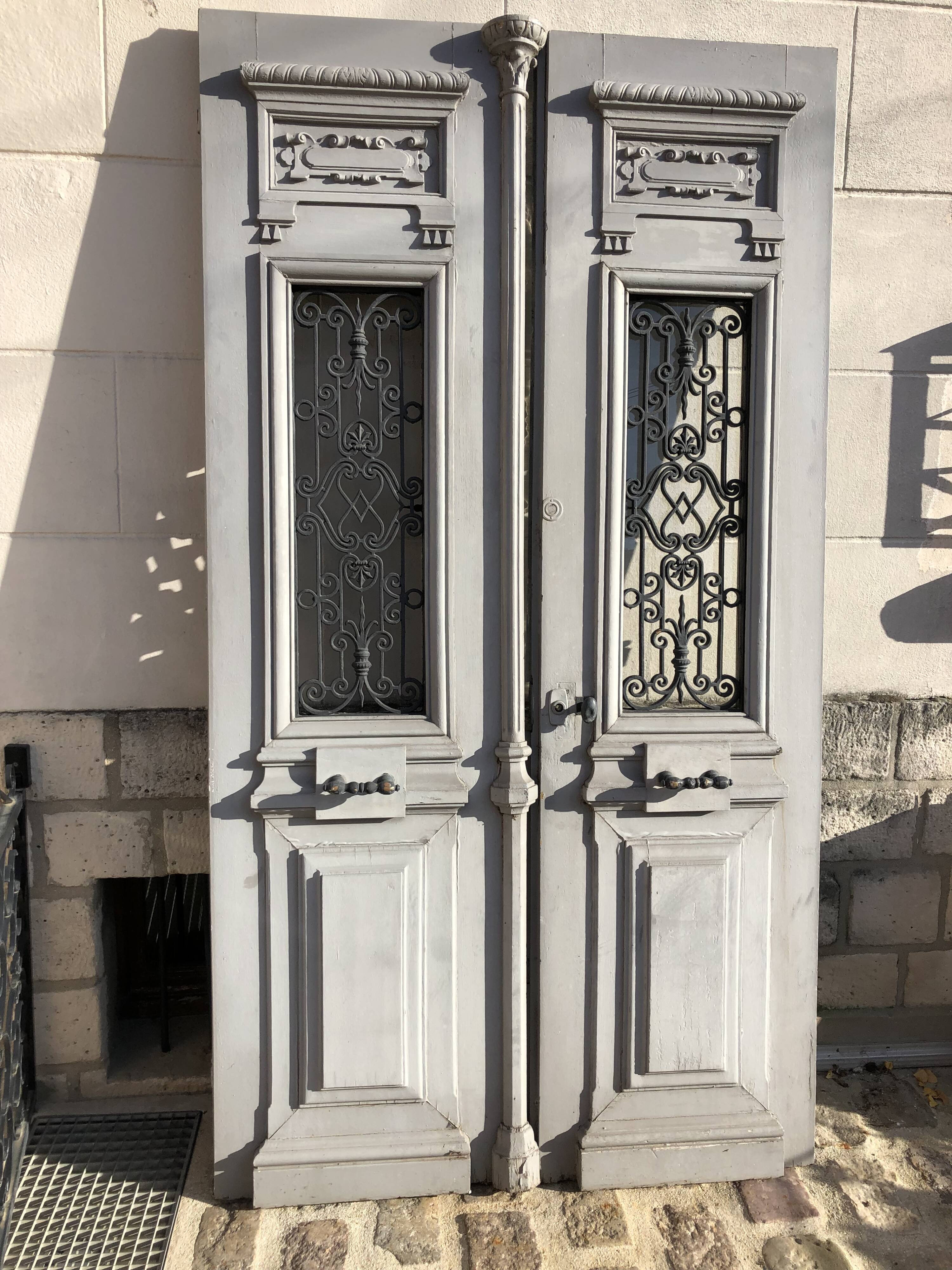 Entrance door double