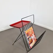 Vintage magazine rack | 1960s