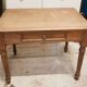 Table bureau bois massif naturel