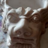 Plaster dragon ashtray