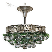 Lustre en cristal de Murano. Italie, années 1960