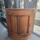 Curved wooden corner unit – Classic style