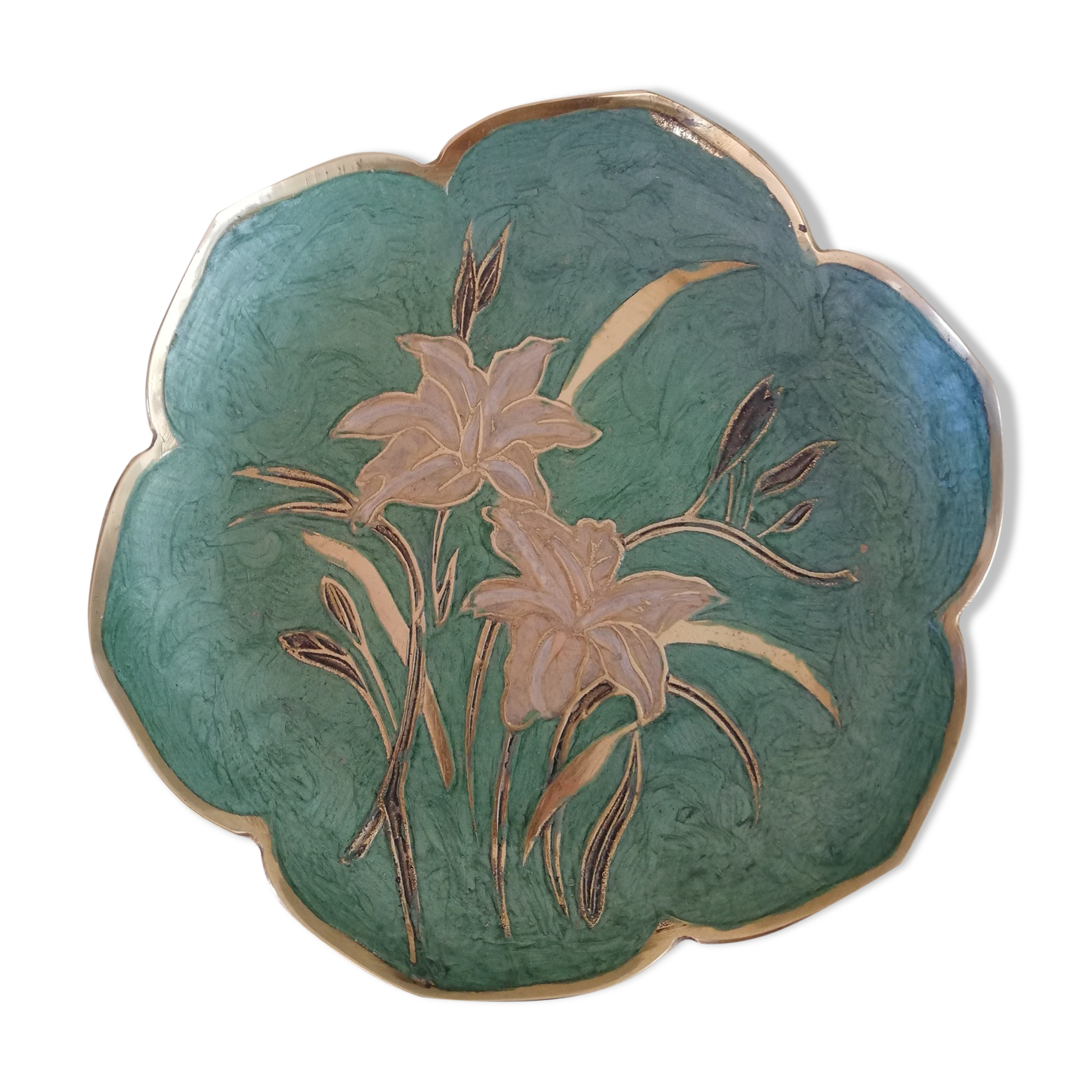 Brass empty pocket plate